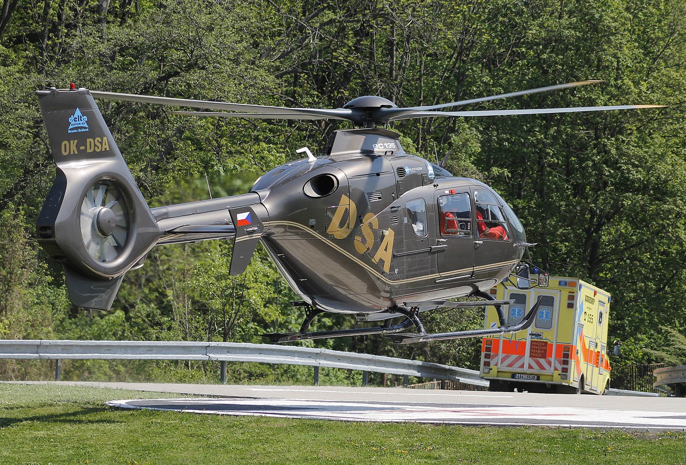 Eurocopter EC135T1 Delta system-air OK-DSA 