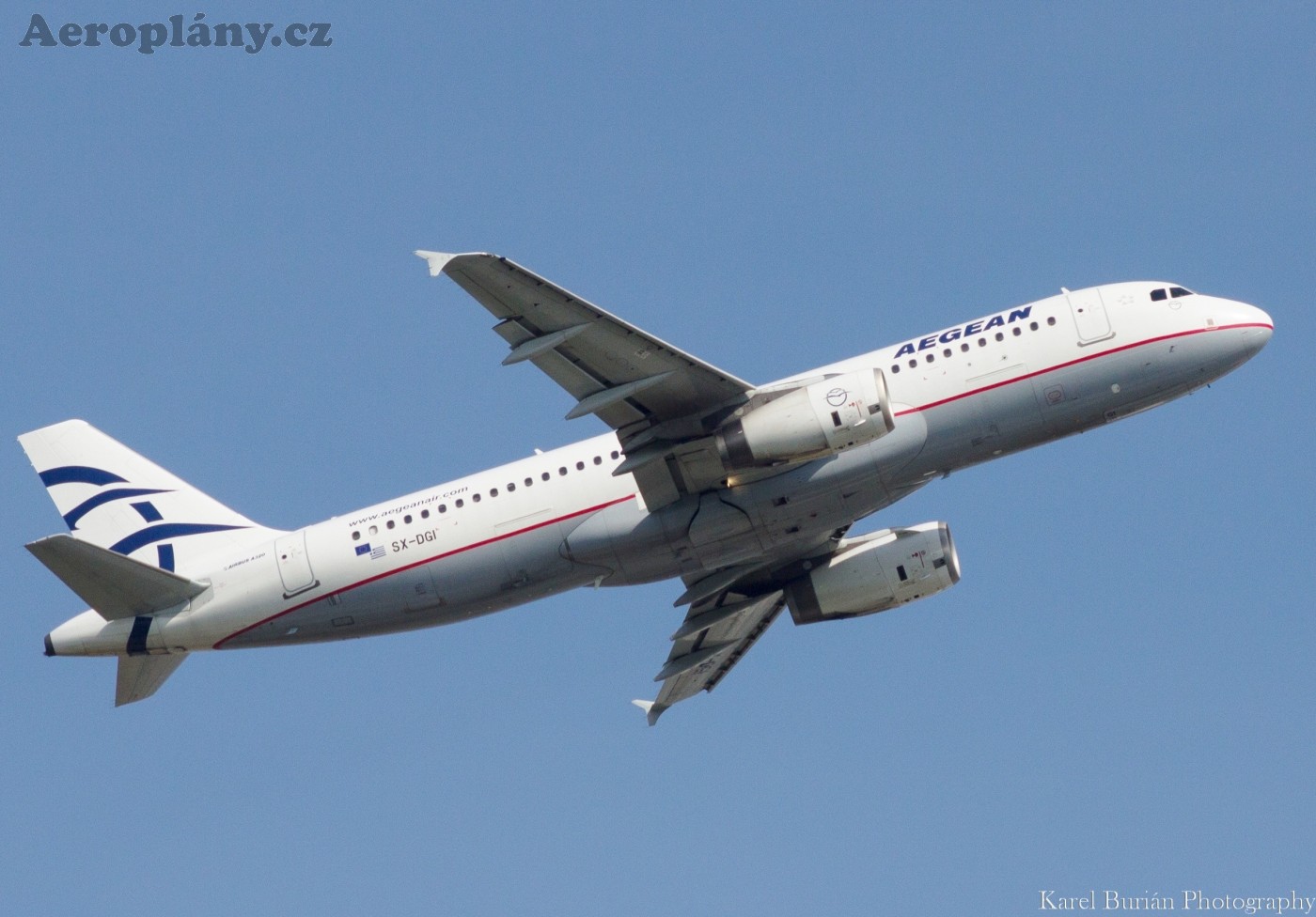 Airbus A320-232, SX-DGI, Aegean Airlines